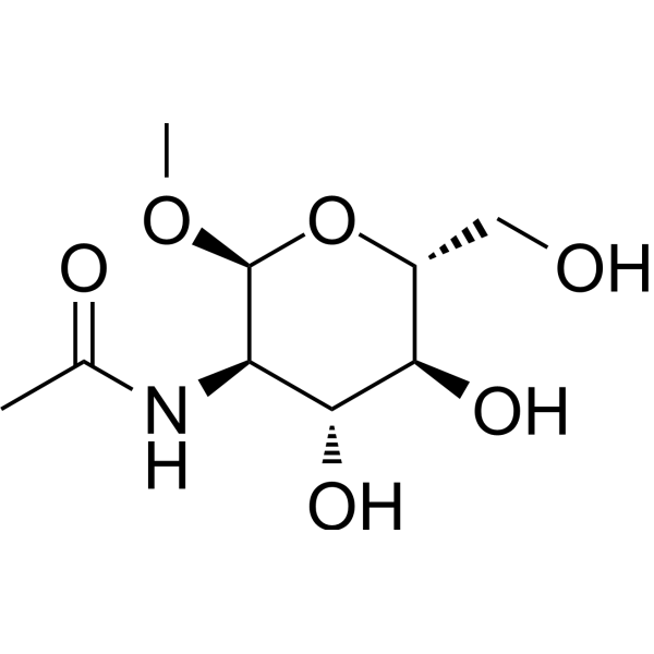 Methyl 2-acetamido-2-deoxy-alpha-d-glucopyranoside (Methyl N-acetyl-α-D-glucosaminide) 6082-04-8